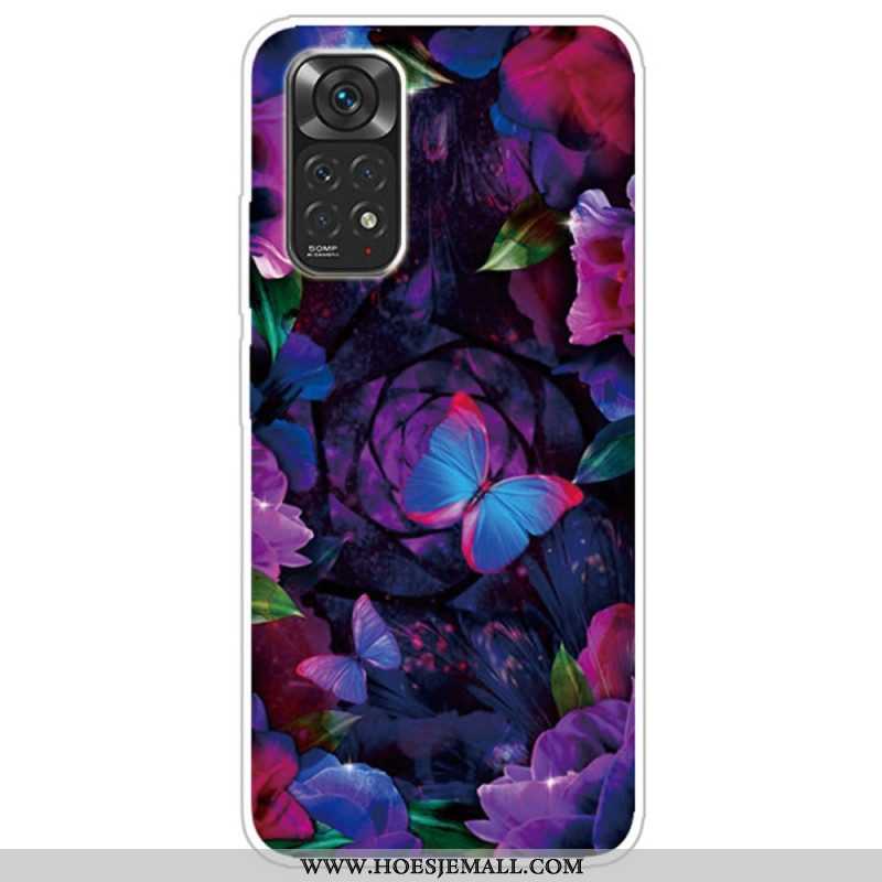 Hoesje voor Xiaomi Redmi Note 11 / 11S Variatie Vlinders