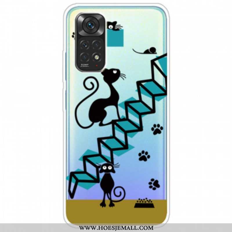 Telefoonhoesje voor Xiaomi Redmi Note 11 / 11S Grappige Katten