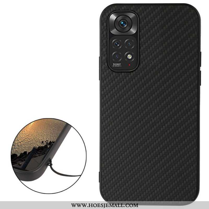 Hoesje voor Xiaomi Redmi Note 11 / 11S Koolstofvezel