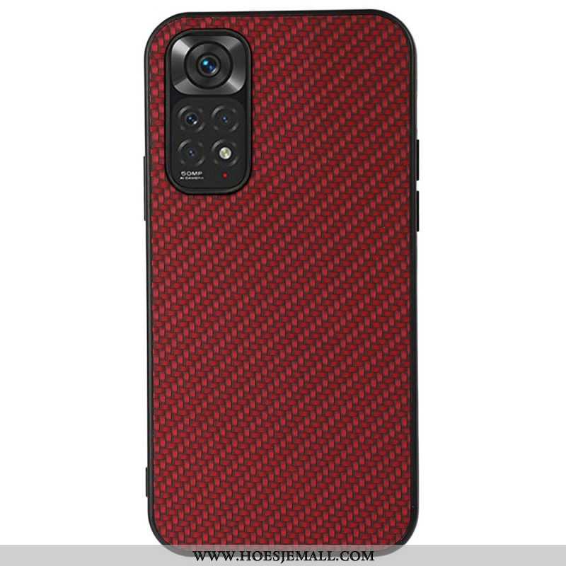 Hoesje voor Xiaomi Redmi Note 11 / 11S Koolstofvezel