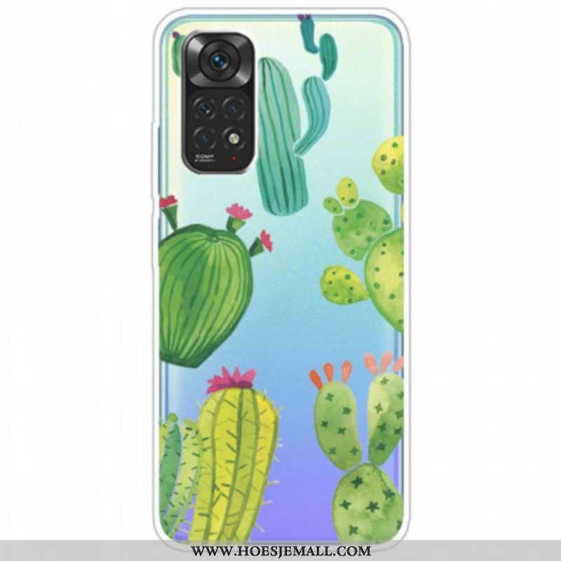 Hoesje voor Xiaomi Redmi Note 11 / 11S Aquarel Cactussen