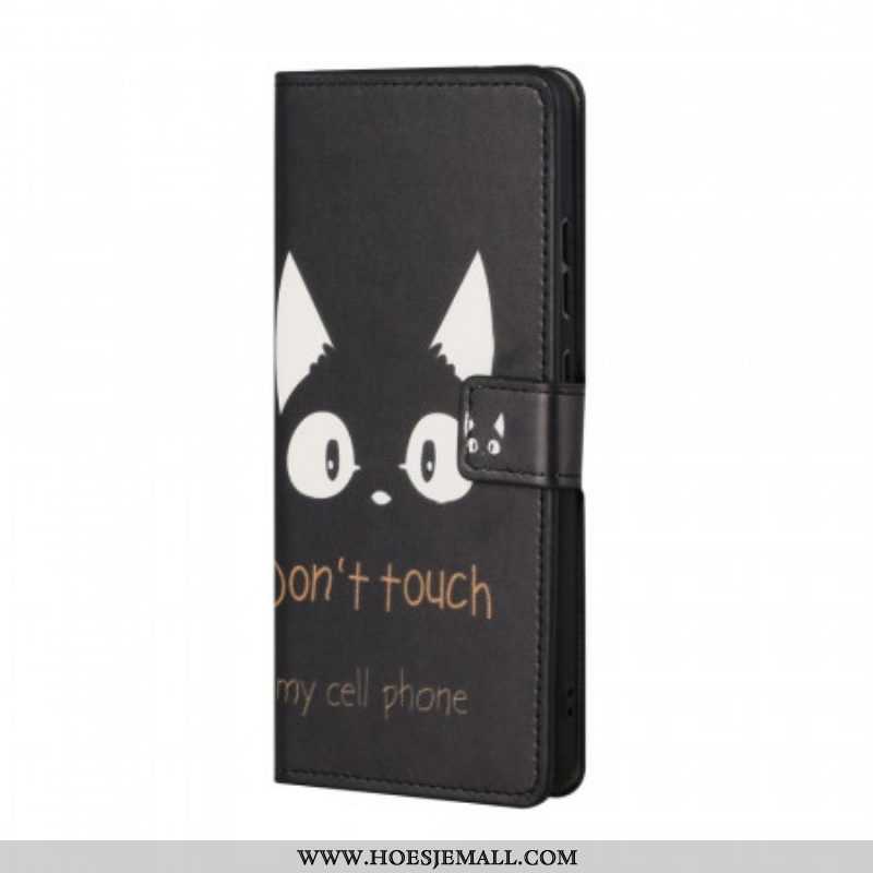 Folio-hoesje voor Xiaomi Redmi Note 11 / 11S Raak Mijn Mobiele Telefoon Niet Aan