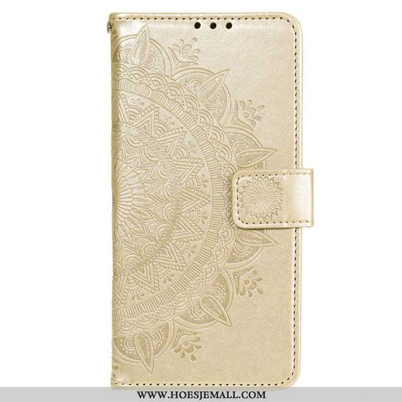 Folio-hoesje voor Xiaomi Redmi Note 11 / 11S Zon Mandala