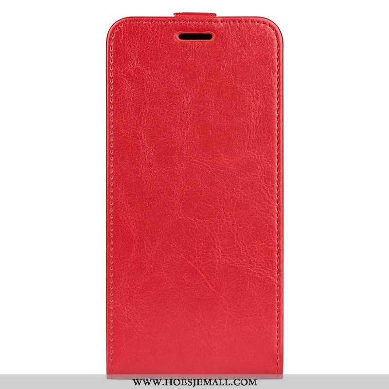 Leren Hoesje voor Xiaomi Redmi Note 11 / 11S Folio-hoesje Verticale Flap Met Leereffect