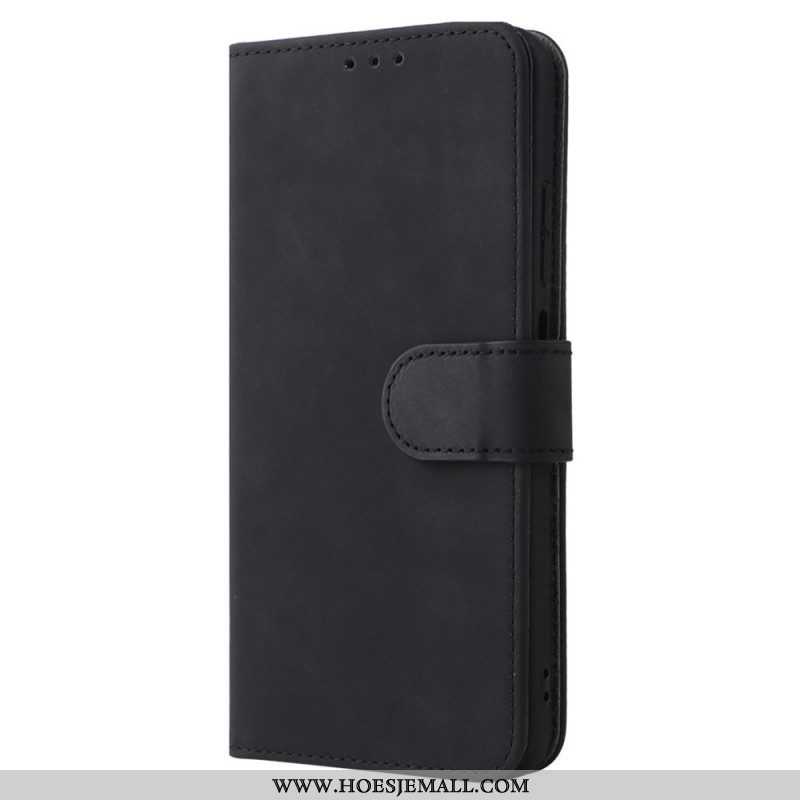 Flip Case voor Xiaomi Redmi Note 11 / 11S Skin-touch Met Sleutelkoord