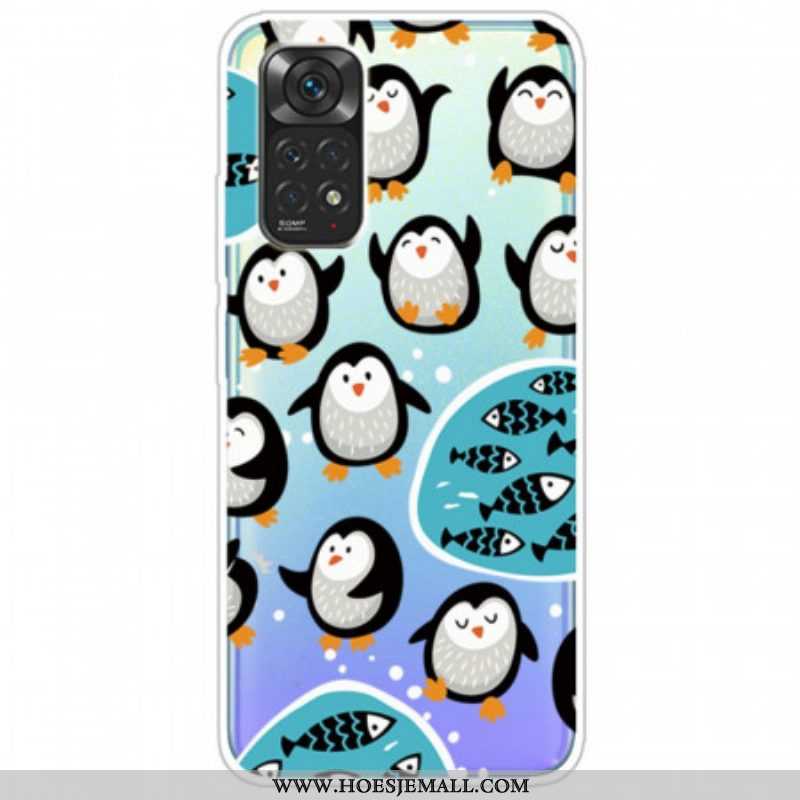 Hoesje voor Xiaomi Redmi Note 11 / 11S Pinguïns En Vissen