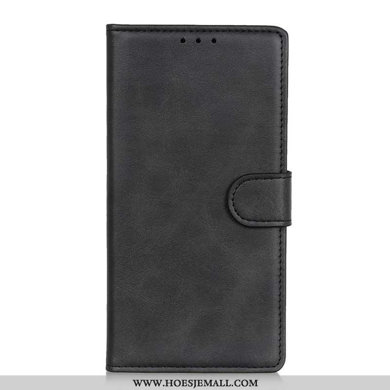 Folio-hoesje voor Xiaomi Redmi Note 11 / 11S Retro Mat Leereffect