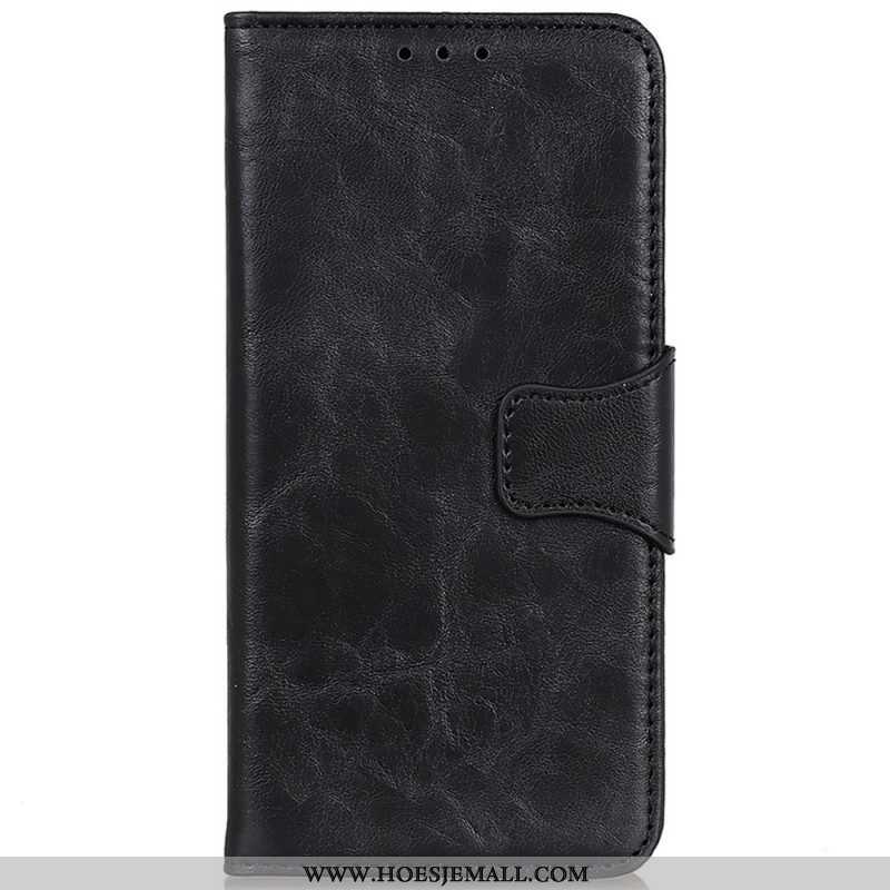 Leren Hoesje voor Xiaomi Redmi Note 11 / 11S Folio-hoesje Getextureerde Magnetische Flap