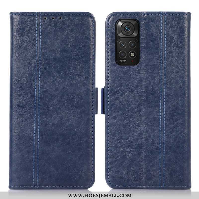 Folio-hoesje voor Xiaomi Redmi Note 11 / 11S Subtiele Stiksels