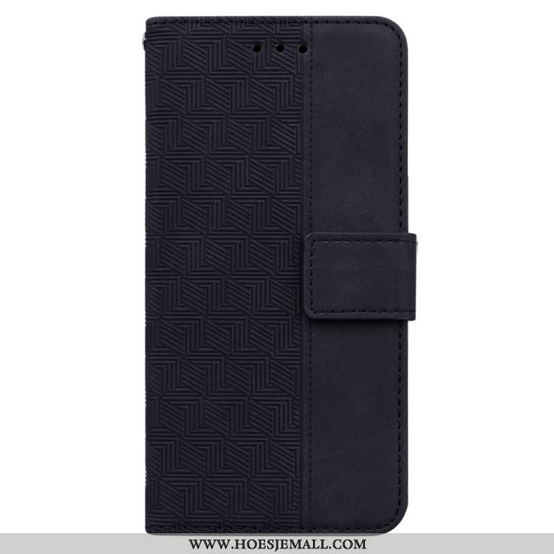 Folio-hoesje voor Xiaomi Redmi Note 11 / 11S Met Ketting Patroon Met Bandjes