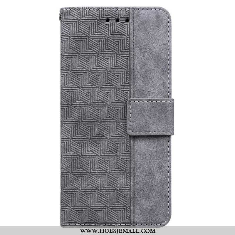 Folio-hoesje voor Xiaomi Redmi Note 11 / 11S Met Ketting Patroon Met Bandjes