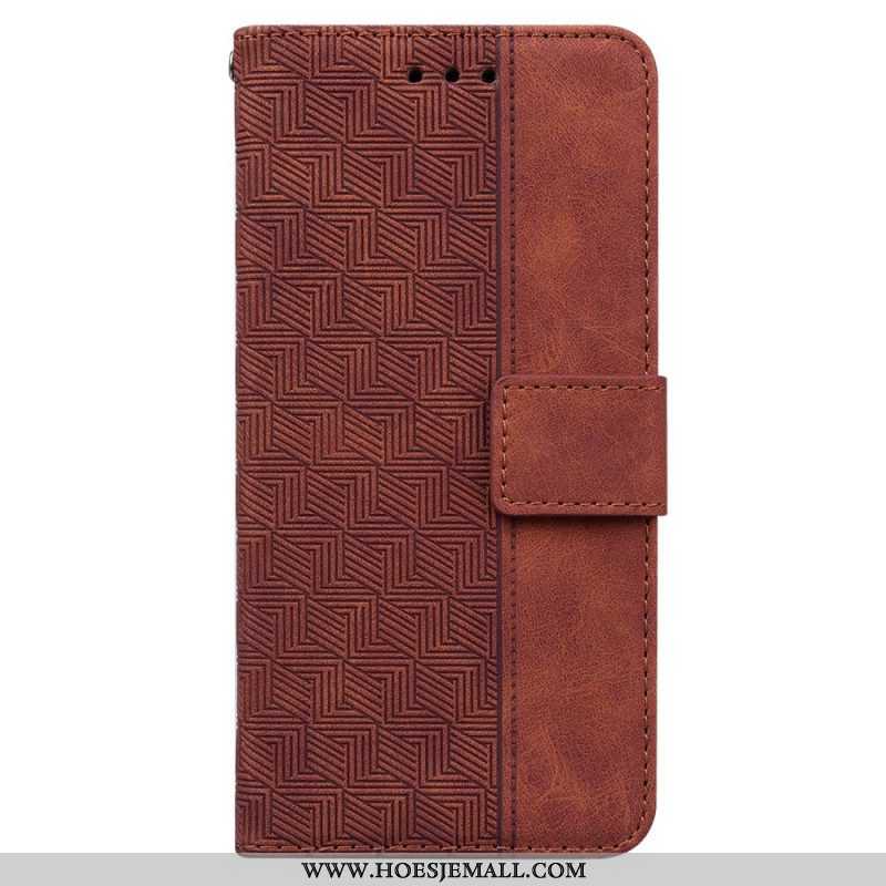 Folio-hoesje voor Xiaomi Redmi Note 11 / 11S Met Ketting Patroon Met Bandjes