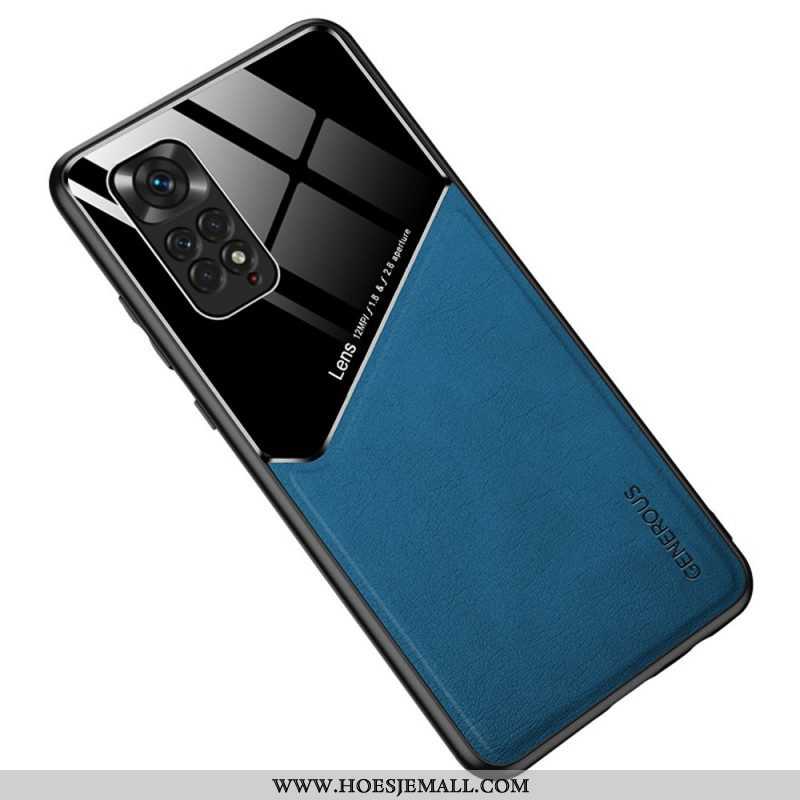 Telefoonhoesje voor Xiaomi Redmi Note 11 / 11S Magnetisch Leereffect