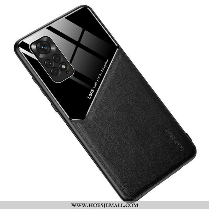 Telefoonhoesje voor Xiaomi Redmi Note 11 / 11S Magnetisch Leereffect