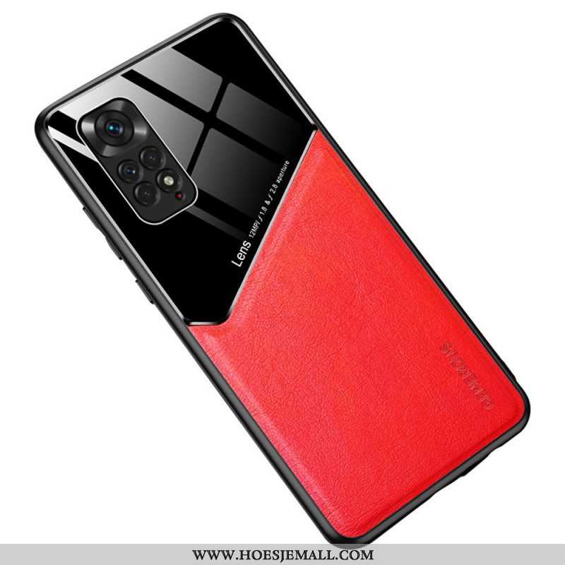 Telefoonhoesje voor Xiaomi Redmi Note 11 / 11S Magnetisch Leereffect