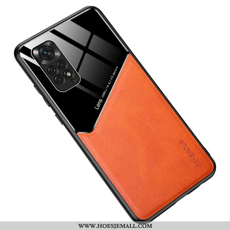 Telefoonhoesje voor Xiaomi Redmi Note 11 / 11S Magnetisch Leereffect