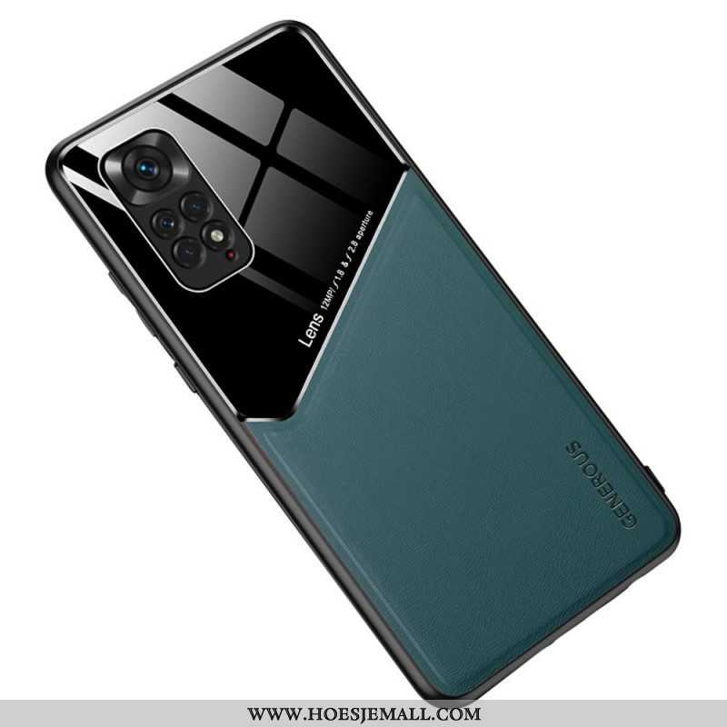 Telefoonhoesje voor Xiaomi Redmi Note 11 / 11S Magnetisch Leereffect