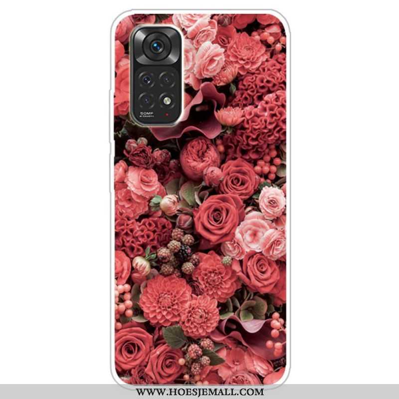 Hoesje voor Xiaomi Redmi Note 11 / 11S Intense Bloemen