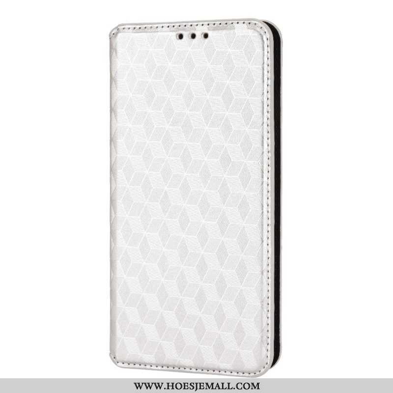 Bescherming Hoesje voor Xiaomi Redmi Note 11 / 11S Folio-hoesje 3d Diamant Leereffect