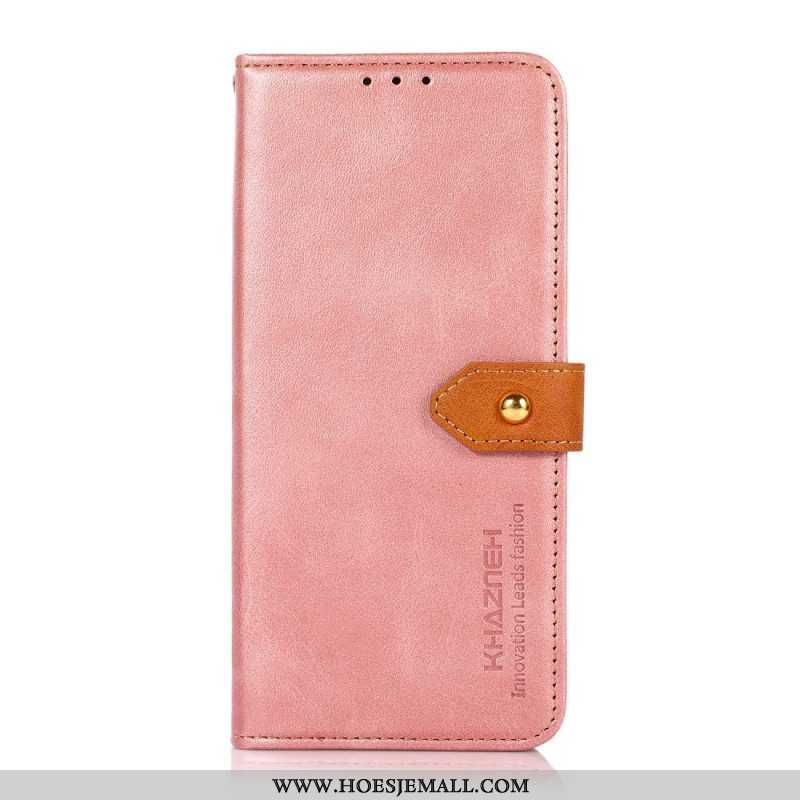 Leren Hoesje voor Xiaomi Redmi Note 11 / 11S Met Khazneh-riem