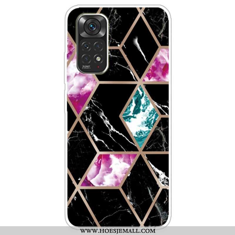 Hoesje voor Xiaomi Redmi Note 11 / 11S Marmeren Geometrie