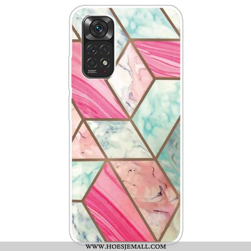 Hoesje voor Xiaomi Redmi Note 11 / 11S Marmeren Geometrie