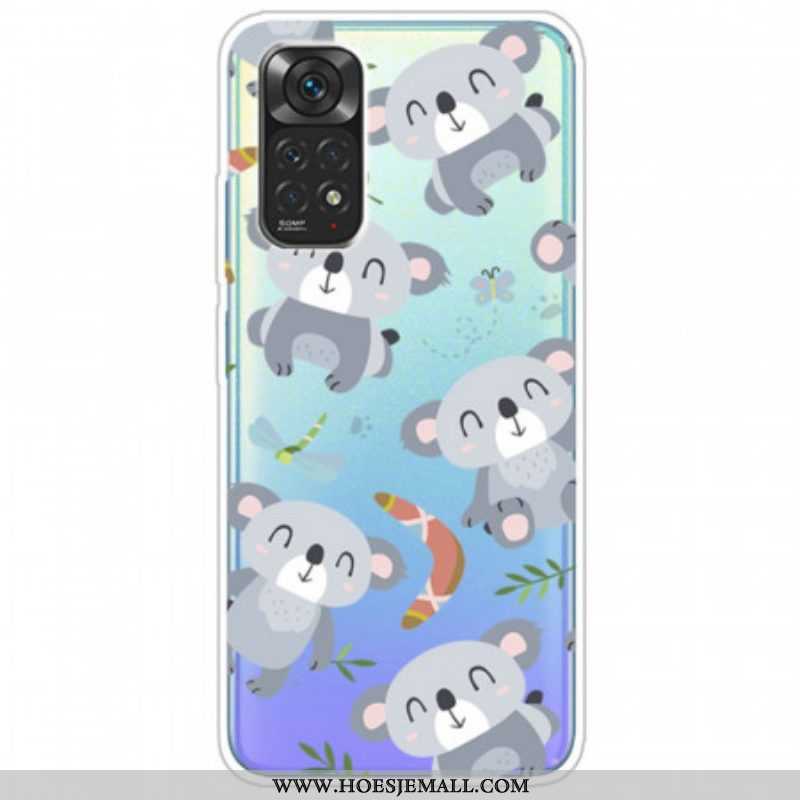 Hoesje voor Xiaomi Redmi Note 11 / 11S Kleine Grijze Panda's