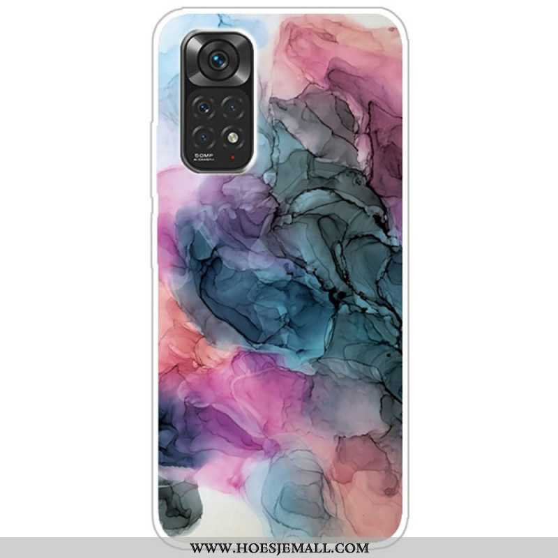 Hoesje voor Xiaomi Redmi Note 11 / 11S Waterverf Marmer