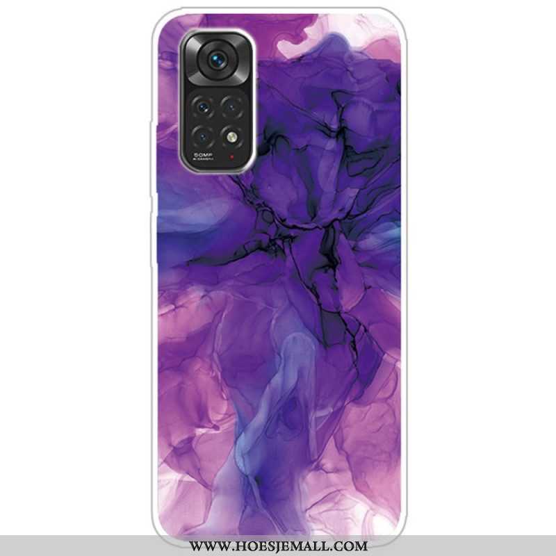 Hoesje voor Xiaomi Redmi Note 11 / 11S Waterverf Marmer