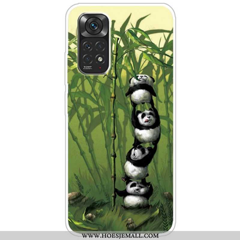 Hoesje voor Xiaomi Redmi Note 11 / 11S Stelletje Panda's