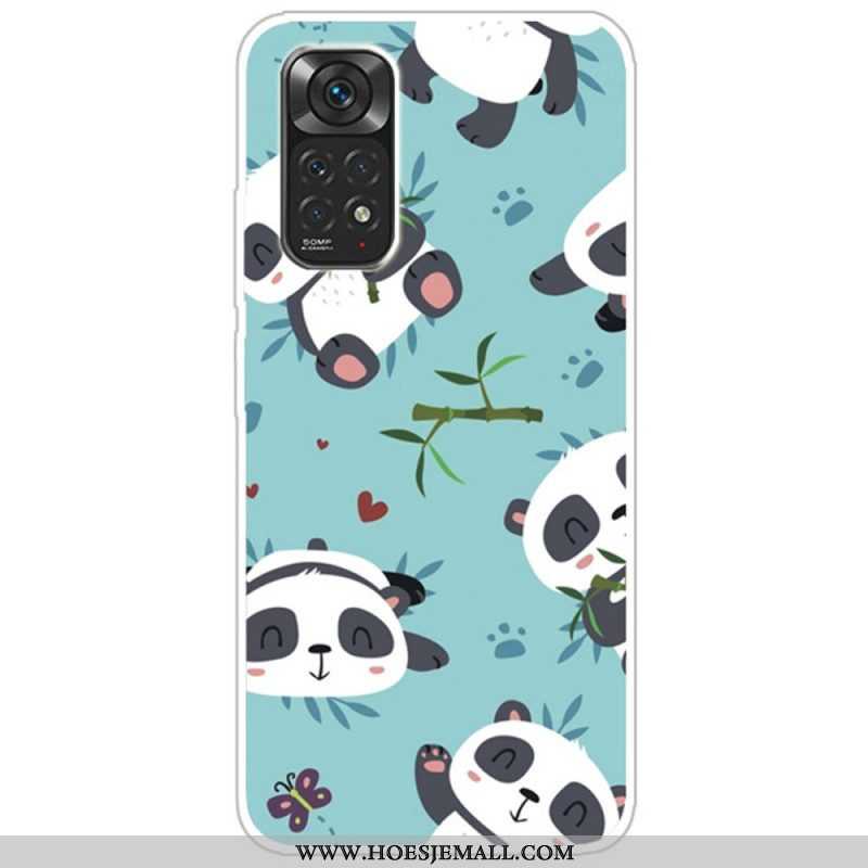 Hoesje voor Xiaomi Redmi Note 11 / 11S Stelletje Panda's