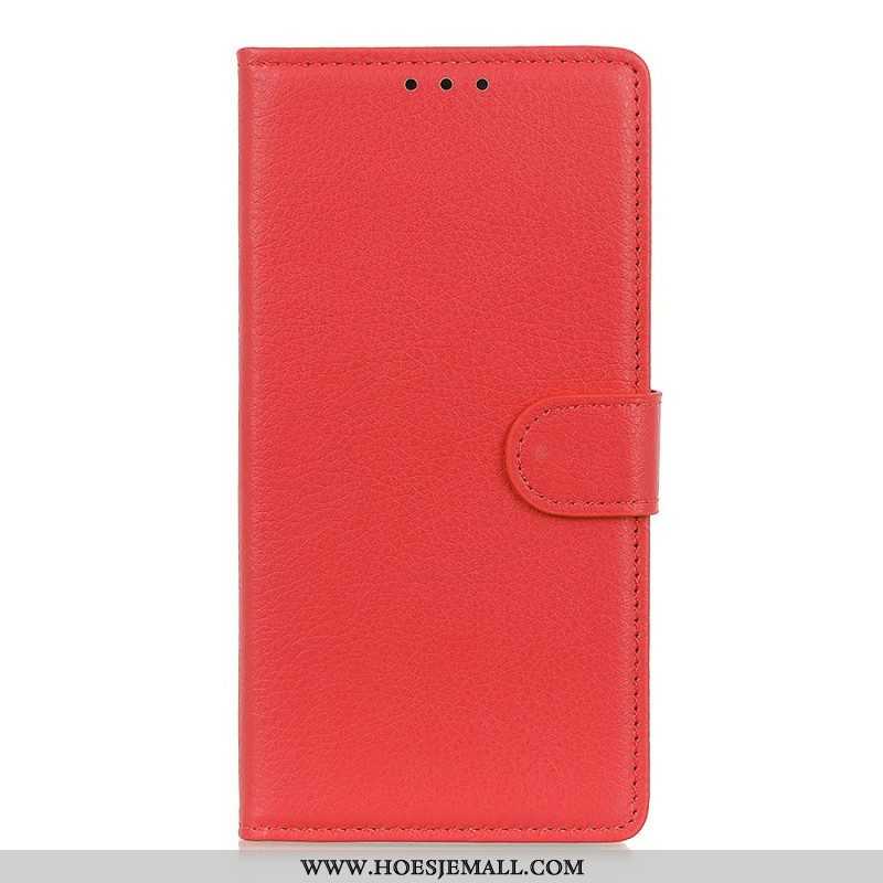 Flip Case voor Xiaomi Redmi Note 11 Pro / 11 Pro 5G Traditioneel Litchi Kunstleer