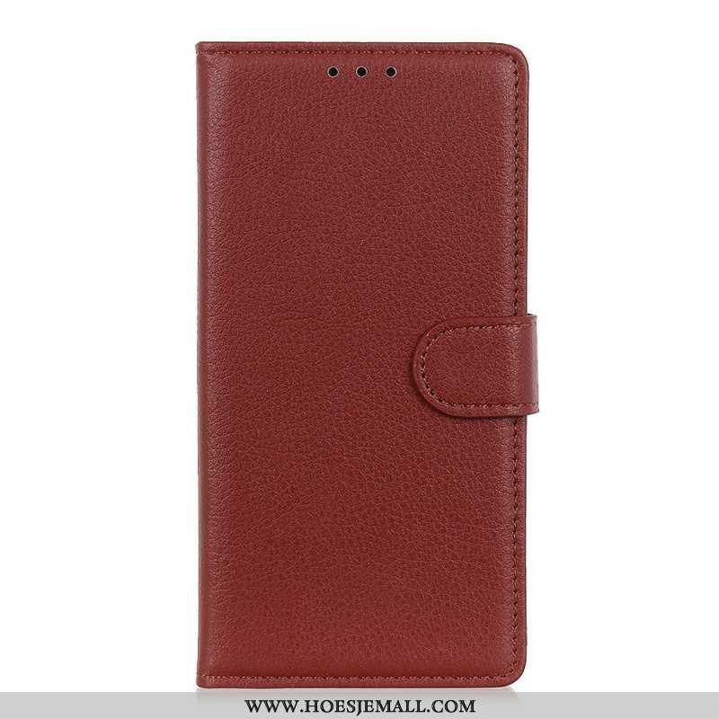 Flip Case voor Xiaomi Redmi Note 11 Pro / 11 Pro 5G Traditioneel Litchi Kunstleer