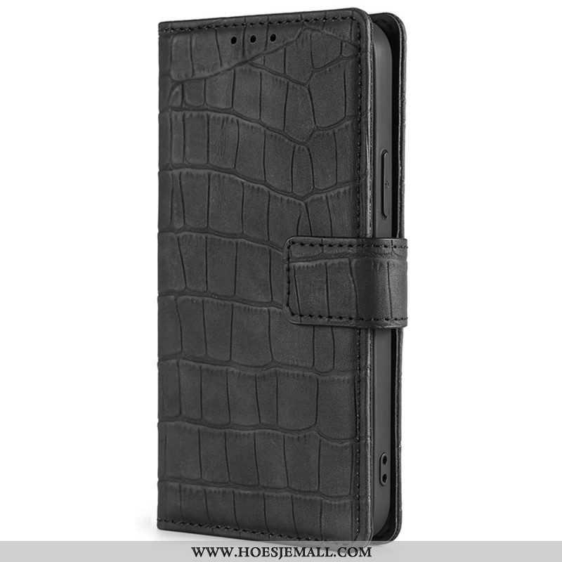 Folio-hoesje voor Xiaomi Redmi Note 11 Pro / 11 Pro 5G Skin-touch-krokodil