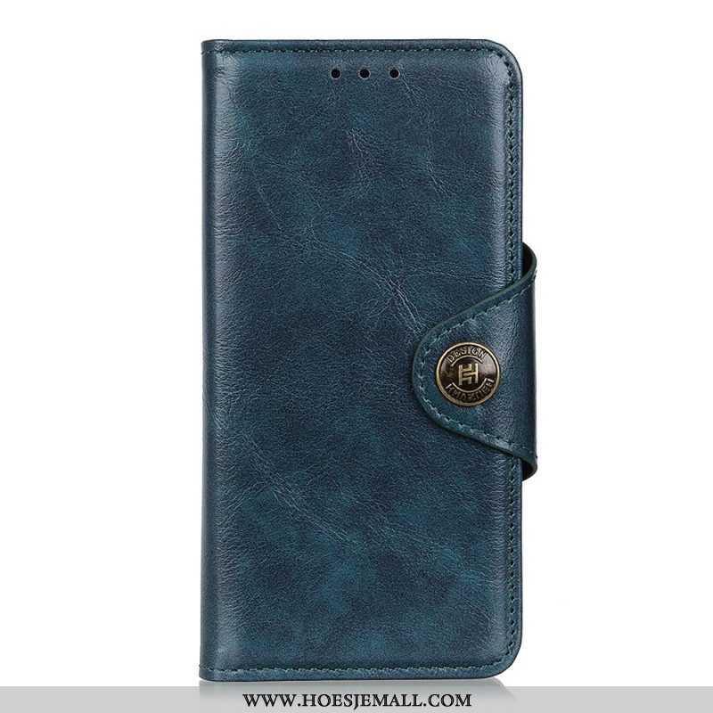 Flip Case voor Xiaomi Redmi Note 11 Pro / 11 Pro 5G Khazneh Knoop Van Imitatielakleer