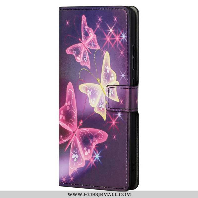 Folio-hoesje voor Xiaomi Redmi Note 11 Pro / 11 Pro 5G Vlinders En Bloemen