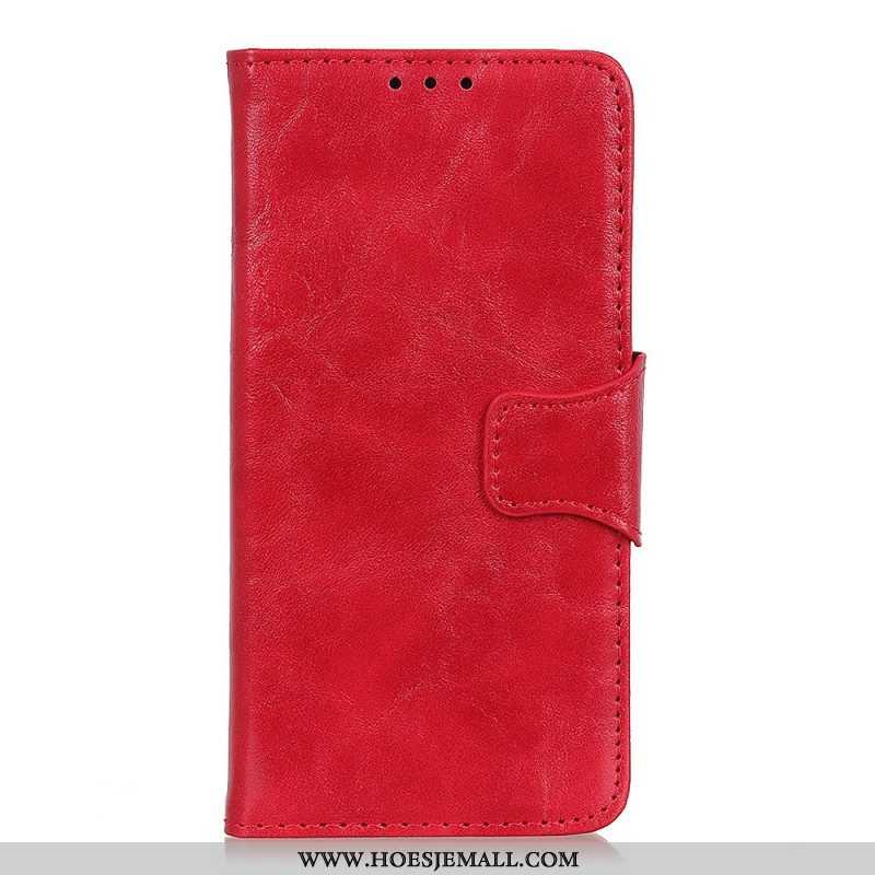 Folio-hoesje voor Xiaomi Redmi Note 11 Pro / 11 Pro 5G Split Lederen Omkeerbare Sluiting