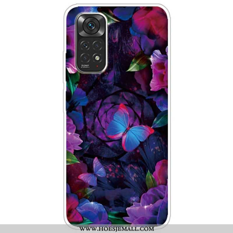 Hoesje voor Xiaomi Redmi Note 11 Pro / 11 Pro 5G Variatie Vlinders