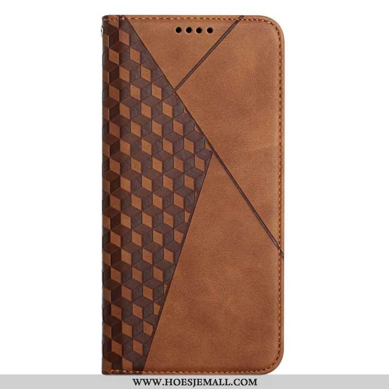 Bescherming Hoesje voor Xiaomi Redmi Note 11 Pro Plus 5G Folio-hoesje 3d-patroon Met Leereffect