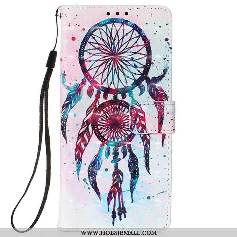 Leren Hoesje voor Xiaomi Redmi Note 11 Pro Plus 5G Aquarel Dromenvanger