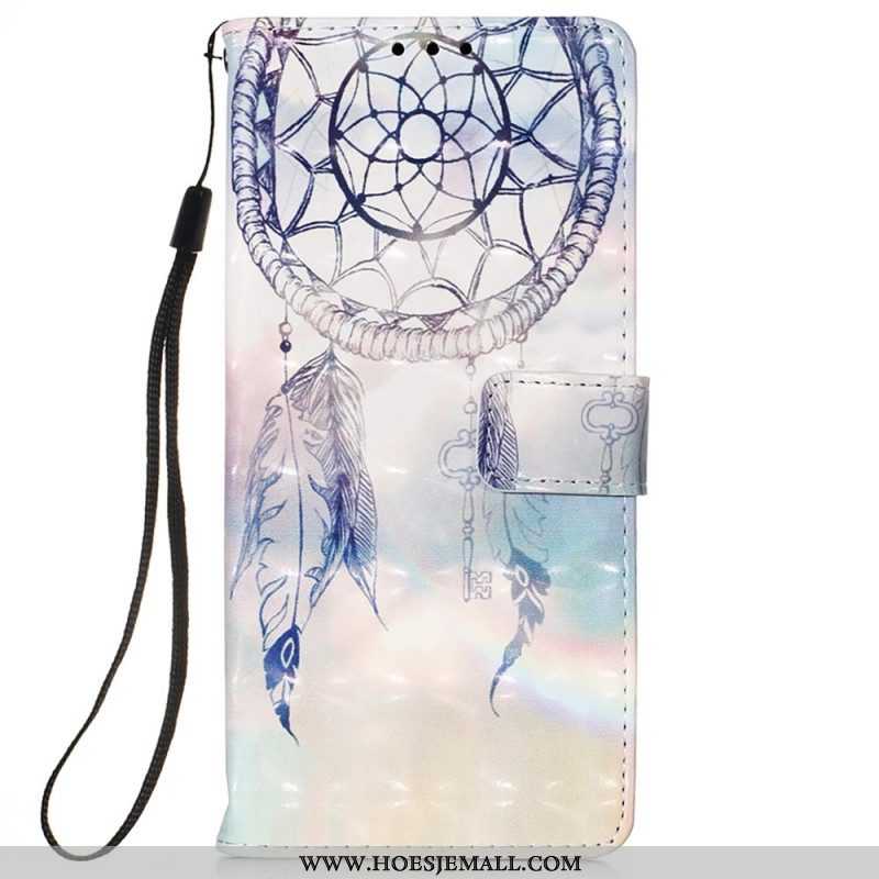 Leren Hoesje voor Xiaomi Redmi Note 11 Pro Plus 5G Aquarel Dromenvanger