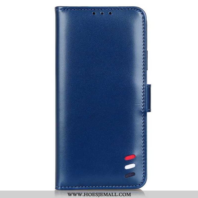 Folio-hoesje voor Xiaomi Redmi Note 11 Pro Plus 5G Driekleurig Leereffect