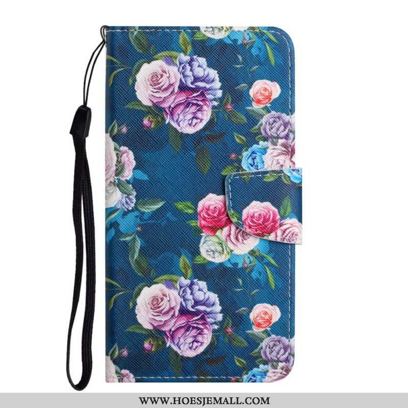 Folio-hoesje voor Xiaomi Redmi Note 11 Pro Plus 5G Vrijheid Koninklijke Bloemen