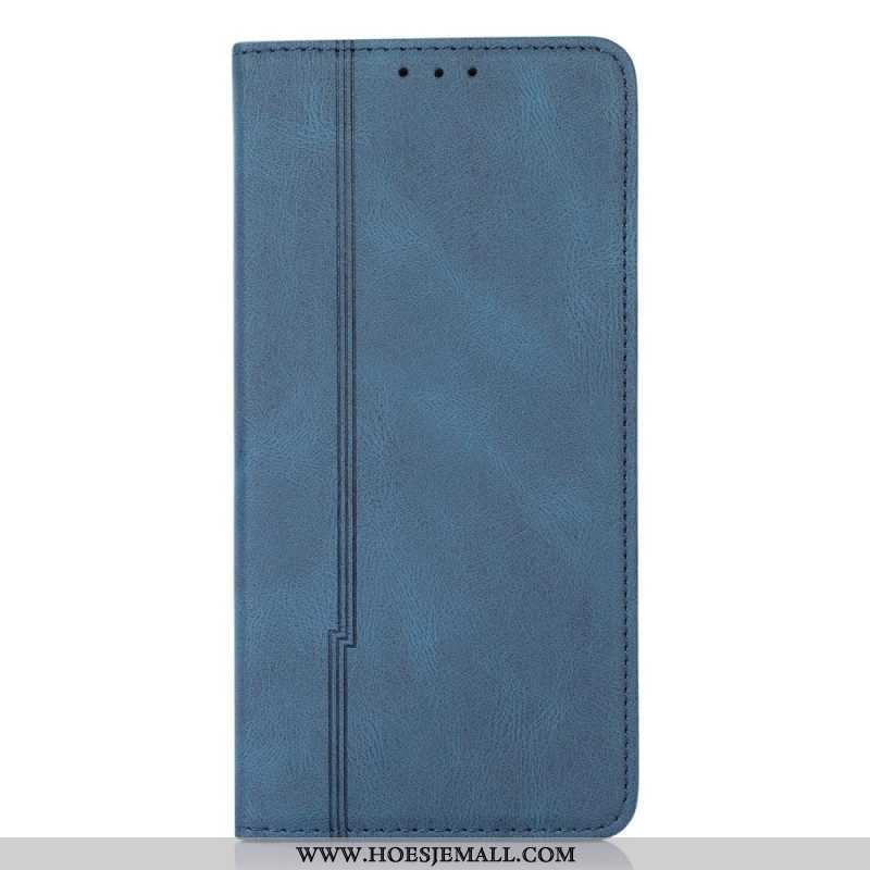 Bescherming Hoesje voor Xiaomi Redmi Note 11 Pro Plus 5G Folio-hoesje Stijl Lederen Lijn