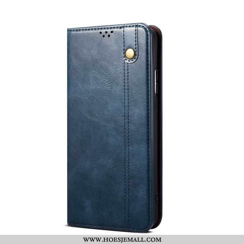 Bescherming Hoesje voor Xiaomi Redmi Note 11 Pro Plus 5G Folio-hoesje Gewaxt Kunstleer