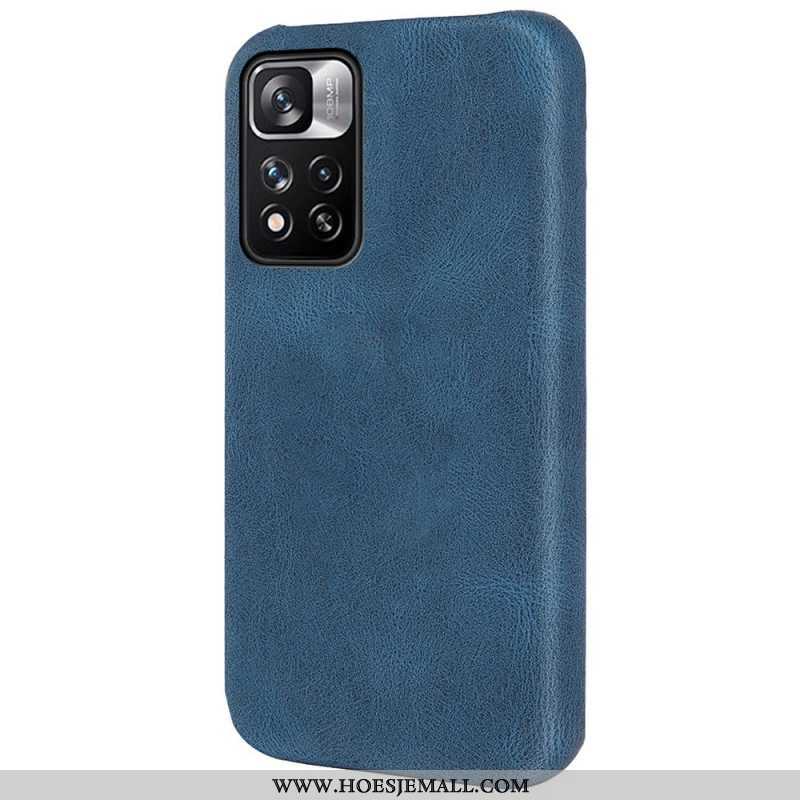 Hoesje voor Xiaomi Redmi Note 11 Pro Plus 5G Designer Leereffect