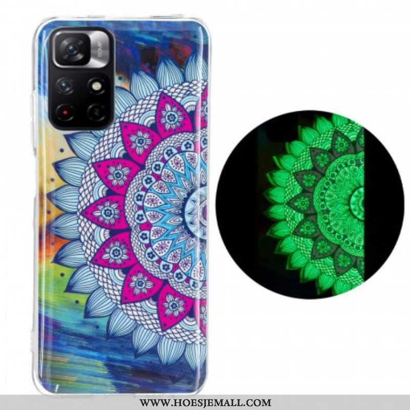 Hoesje voor Xiaomi Redmi Note 11 Pro Plus 5G Fluorescerende Kleurrijke Mandala