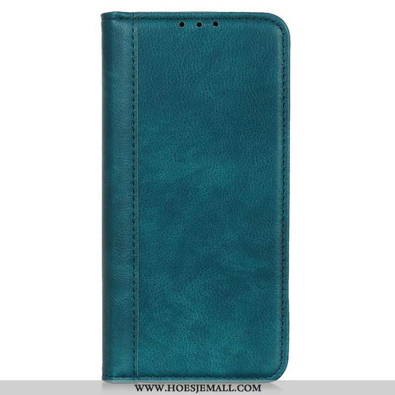 Bescherming Hoesje voor Xiaomi Redmi Note 12 4G Folio-hoesje Vintage Gespleten Leer