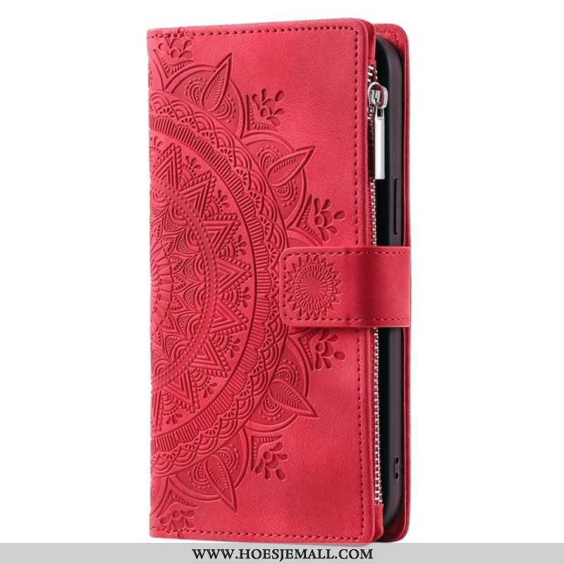 Leren Hoesje voor Xiaomi Redmi Note 12 4G Met Mandala Portemonnee