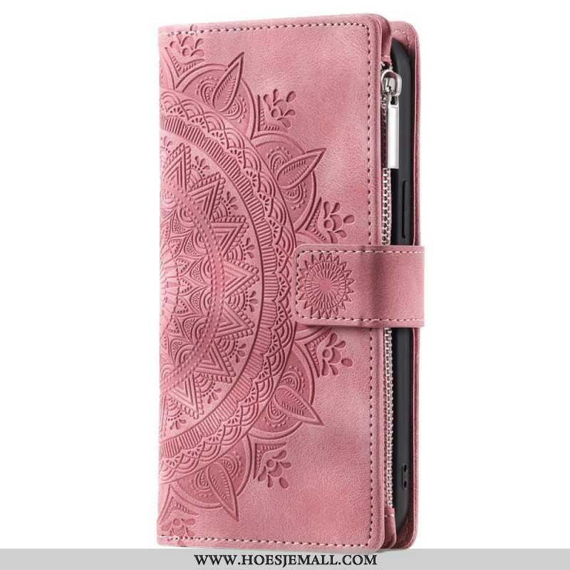 Leren Hoesje voor Xiaomi Redmi Note 12 4G Met Mandala Portemonnee